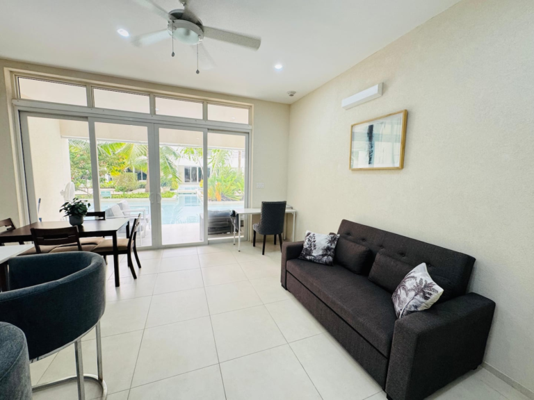 Harmony Hall Green poolside condo, Oistins, Barbados
