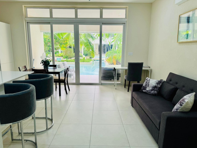 Harmony Hall Green poolside condo, Oistins, Barbados